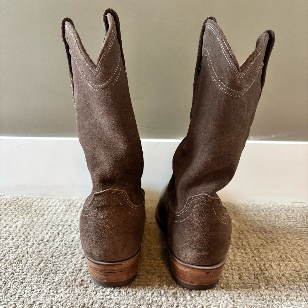 🤠 Tecovas Men’s Suede Western Boot - size 8D - Picture 4 of 9
